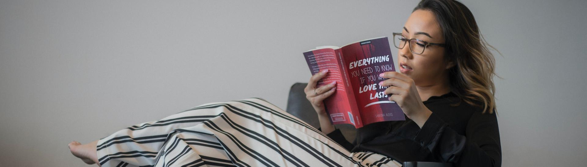 woman reading