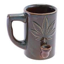 GLazed and Dazed | Leaf Pipe Mug