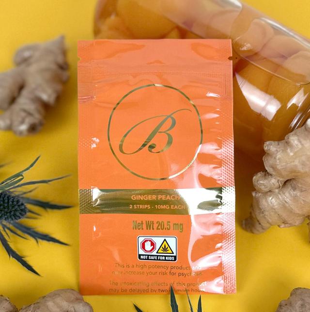 Ginger Peach Strips | 20mg (2pk)