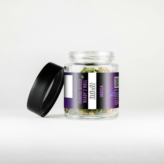 Diamond Infused | Ready2Roll | 5g (Shake) Indica