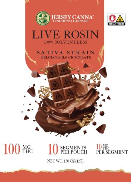 Milk Chocolate | Live Rosin | 100mg (10pk) S