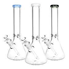 Classic Glass | Beaker Light Water Pipe | 4mm Thick / 10"/ 14mm F