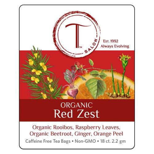 T Salon | Red Zest | Decaffeinated Tea Bags (4 Bags)