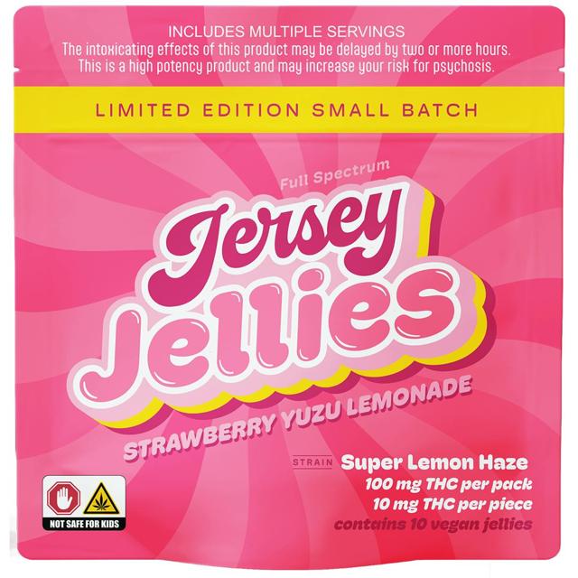 Strawberry Yuzu Lemonade - Super Lemon Haze | 10mg Gummies Full Spectrum (10pk) (Vegan)