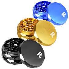 Diamond Aluminum Grinder | 2.25" (4pc) (Asst Colors)