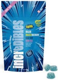 Sour Blue Razzberry | 1:1 | THC:CBG | 100mg Gummies (10pk)