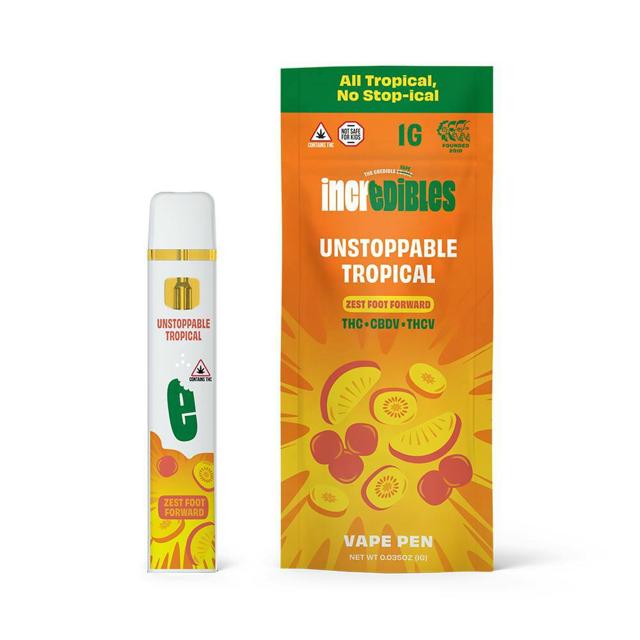 Unstoppable Tropical | 14:1:1 | THC:THCV:CBDV | 1g Disposable