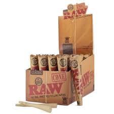 Raw Classic Pre Rolled Cones | King Size (3pk)