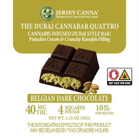 Dubai Cannabar Quattro | 10mg Chocolates (4pk)