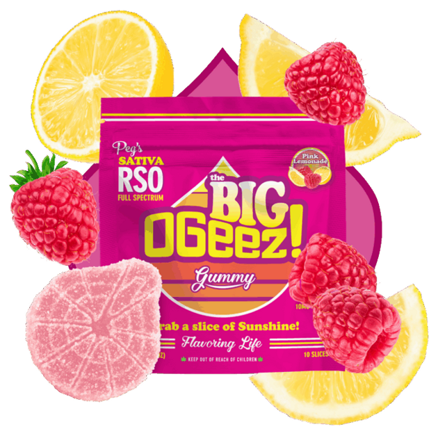 BIG OGEEZ | Pink Lemonade | 100mg RSO Gummies (2pk)