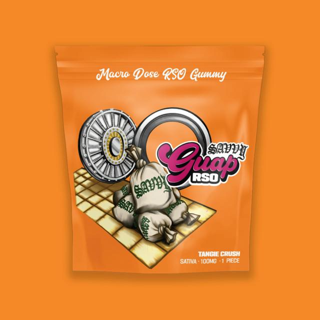 Guap | Tangie Crush | 100mg RSO Gummy (1pk)