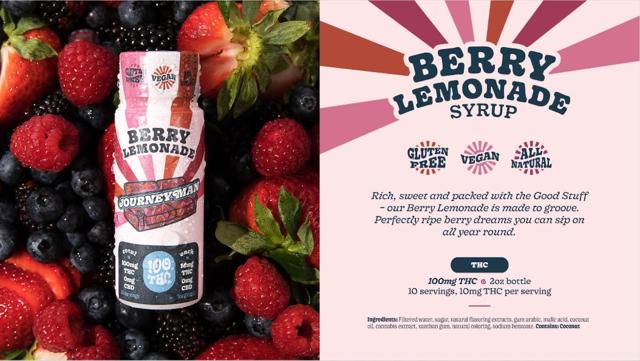 Berry Lemonade | 100mg Syrup (2oz)