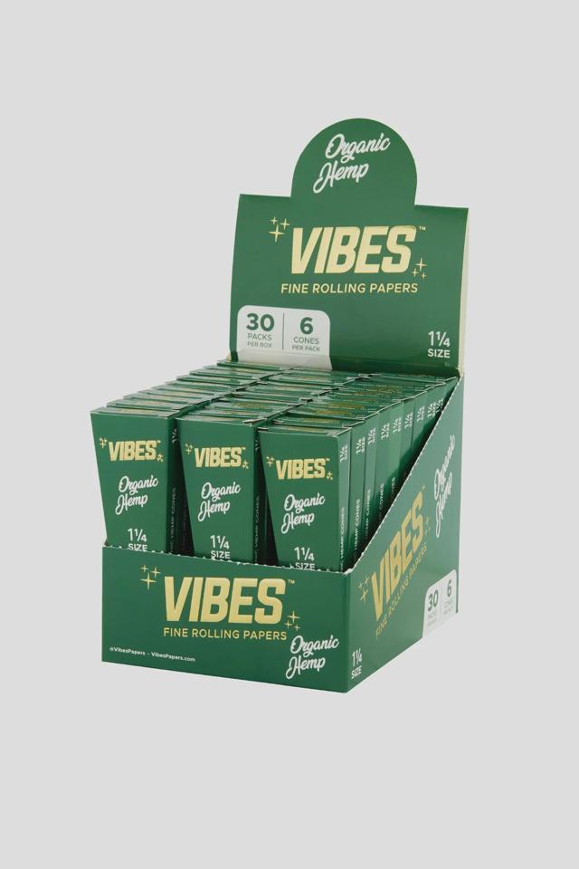 Vibes | Organic Hemp Cones | 1 1/4 (6pk)