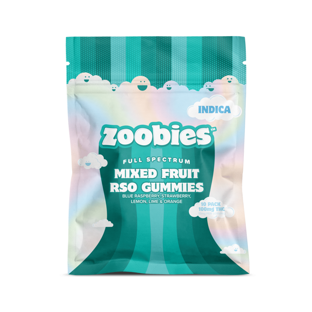 Sativa | Mixed Fruit | 10mg RSO Gummies (10pk)