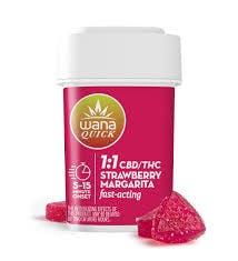 Strawberry Margarita | 1:1 | THC:CBD | 100mg Gummies (10pk) (VEGAN)