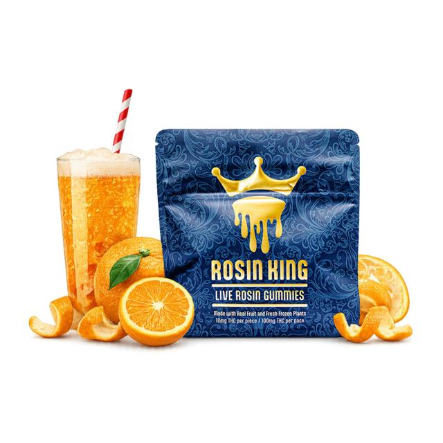 Orange Soda | 10mg Live Rosin Gummies (10pk) (VEGAN)