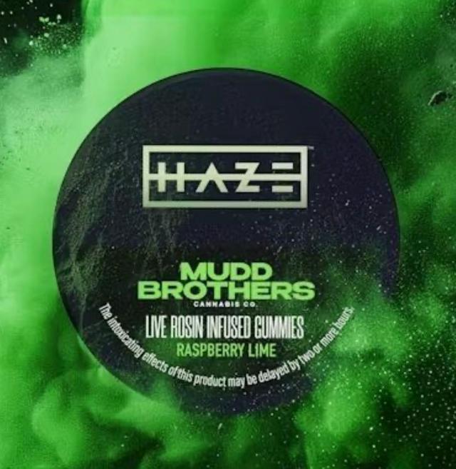Raspberry Lime | 10mg Live Rosin Gummies (10pk)