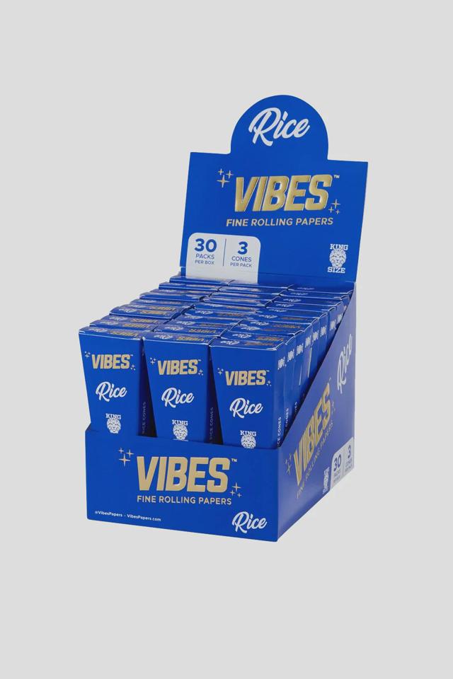 Vibes | Rice Cones | King Size (3pk)