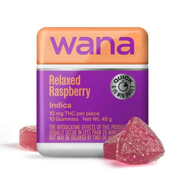 Raspberry | 10mg Gummies (10pk) (VEGAN)