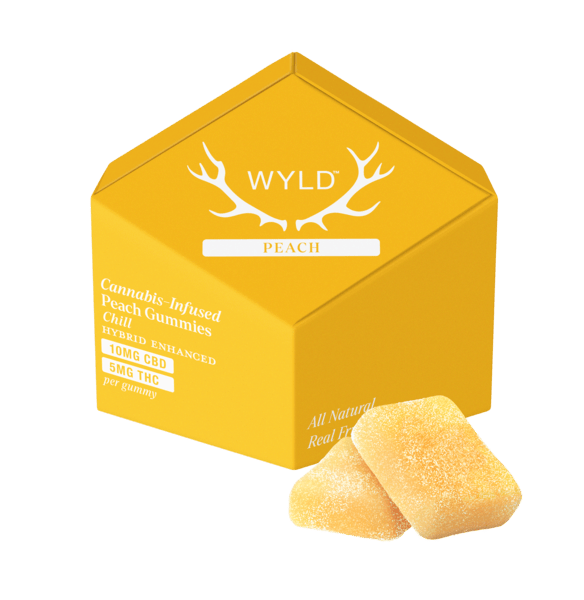 Peach | 2:1 CBD:THC | 10mg Gummies (10pk)