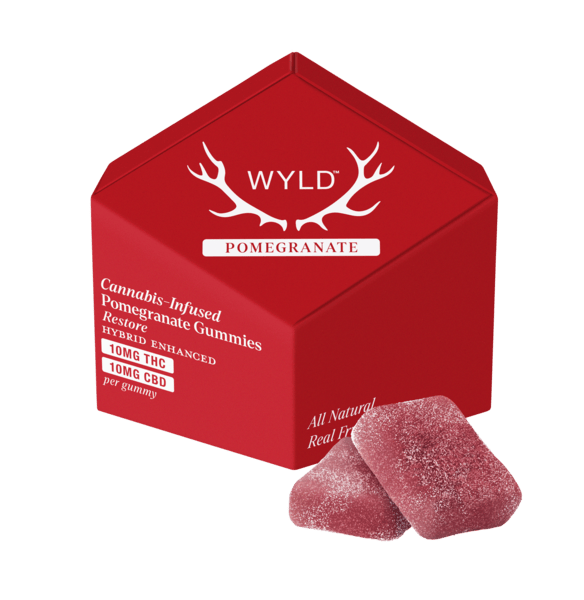 Pomegranate | 1:1 CBD:THC | 10mg Gummies (10pk)