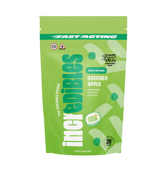 Greener Apple - Fast Acting | 100mg Gummies (10pk)