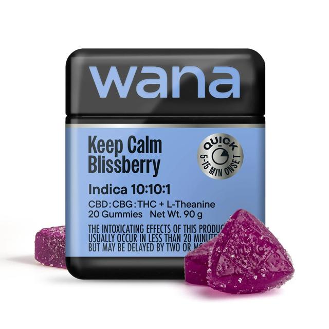 Blissberry | 10:10:1 | CBD:CBG:THC | 5mg Gummies (20pk) (VEGAN)