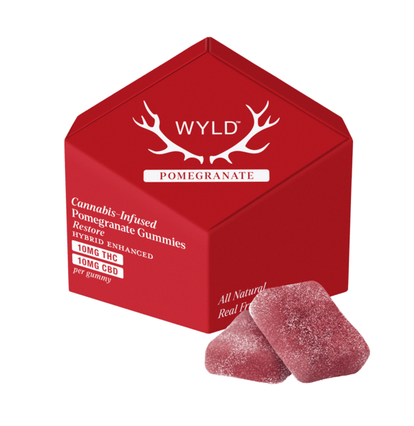Pomegranate | 1:1 CBD:THC | 10mg Gummies (10pk)