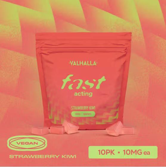 Fast-Acting | Strawberry Kiwi | 10mg Gummies (10pk)