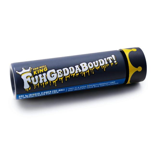 FUHGEDDABOUDIT! | Papaya Crush w/ Diamonds | 1g Infused Preroll