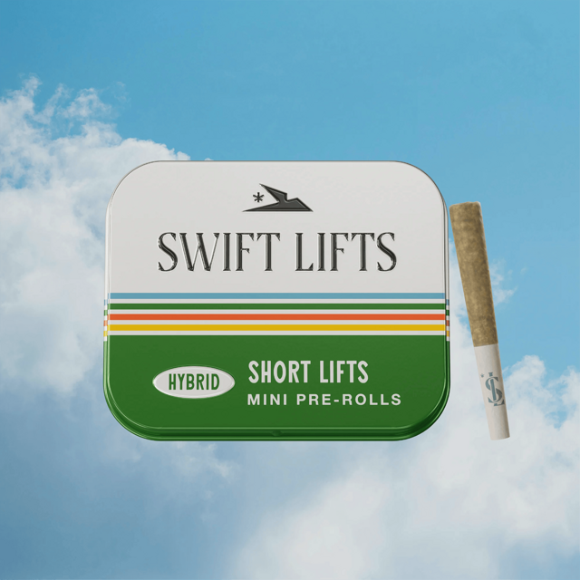 Short Lifts | Gelato | 0.5g Infused Prerolls (5pk)