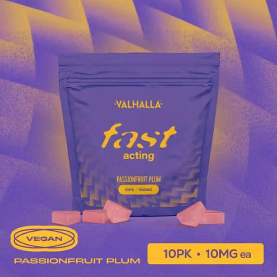 Fast-Acting | Passionfruit Plum | 10mg Gummies (10pk)
