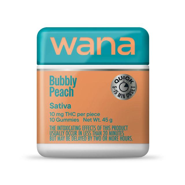 Quick Bubbly Peach | 100mg Gummies (10pk)