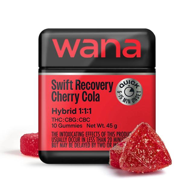 Optimals Swift Recovery Cherry Cola | 1:1:1 | THC:CBC:CBG (10pk)