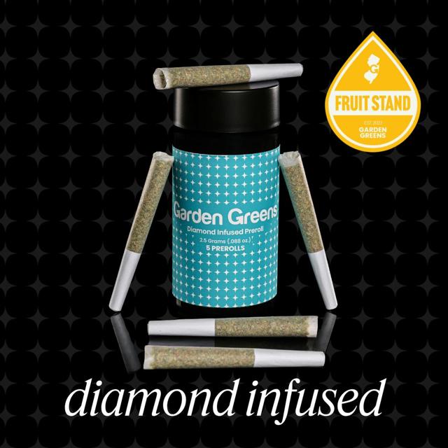 Fruit Stand | 0.5g Diamond Infused Prerolls (5pk)