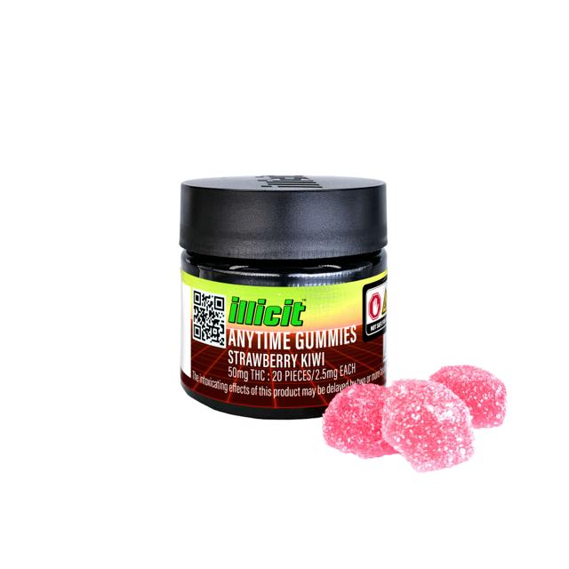 Strawberry Kiwi Anytime Low Dose Gummies | 50mg (20pk)