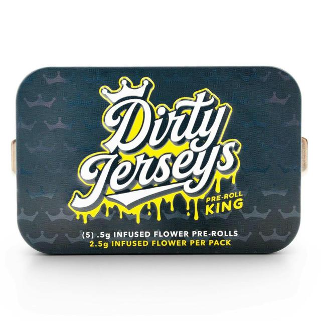 Dirty Jerseys | Black Maple Sherbanger w/ Diamonds | 0.5g Infused Preroll (5pk)
