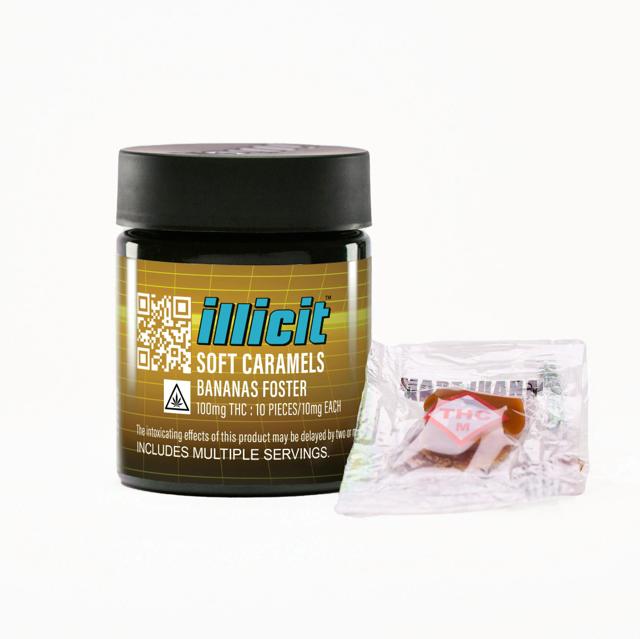 Bananas Foster Soft Caramels | 100mg (10pk)